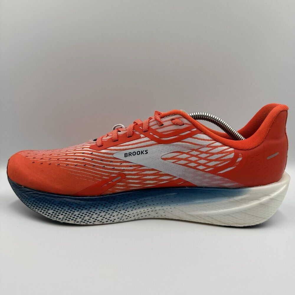 Brooks Hyperion Max Men's Size 13 Orange White Blue Running Shoes Sneakers - Picture 2 of 9